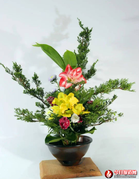 丁再獻題聯:走近插花文化藝術家袁乃夫1277.png
